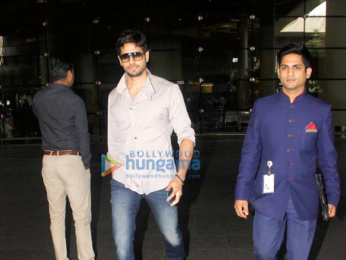 Sidharth Malhotra arrives back from Goa