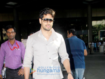 Sidharth Malhotra arrives back from Goa