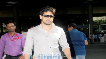 Sidharth Malhotra arrives back from Goa