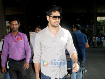 Sidharth Malhotra arrives back from Goa