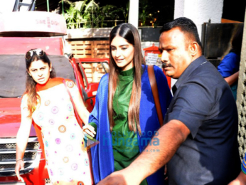 Sonam Kapoor snapped post NDTV shoot