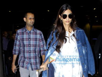 Sonam Kapoor snapped post meeting R. Balki at his office