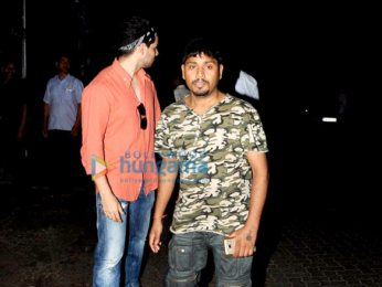 Sooraj Pancholi snapped hiding his face from paparazzi