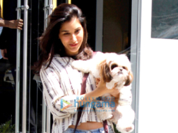 Sophie Choudry snapped at Dessange Salon