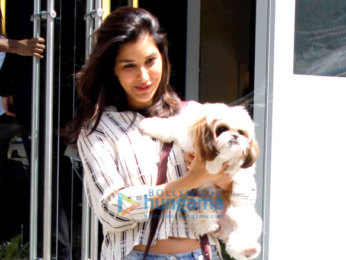 Sophie Choudry snapped at Dessange Salon