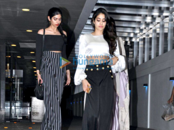 Sridevi, Jhanvi & Khushi snapped post dinner at Hakkasan