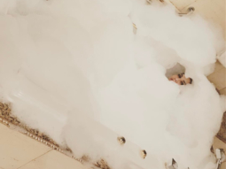 OMG: Sunny Leone posts an image of her bubble bath in a tub