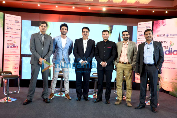 Sushant Singh Rajput launches NDTV’s ‘Behtar India’ campaign Sushant Singh Rajput launches NDTV’s ‘Behtar India’ campaign