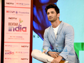 Sushant Singh Rajput launches NDTV's Behtar India campaign