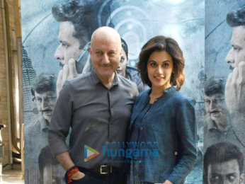 Tapsee Pannu & Anupam Kher promote 'Naam Shabana'