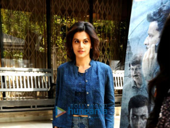 Tapsee Pannu & Anupam Kher promote 'Naam Shabana'