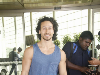 Tiger Shroff snapped at the international airport