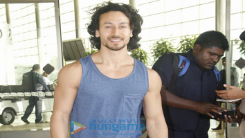 Tiger Shroff snapped at the international airport