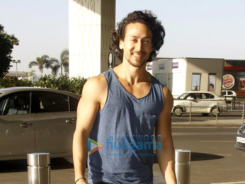 Tiger Shroff snapped at the international airport