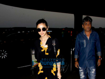Varun Dhawan, Alia Bhatt and Neha Dhupia snapped at the airport
