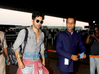 Varun Dhawan, Alia Bhatt and Neha Dhupia snapped at the airport