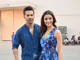 Varun Dhawan & Alia Bhatt snapped promoting their film ‘Badrinath Ki Dulhania’