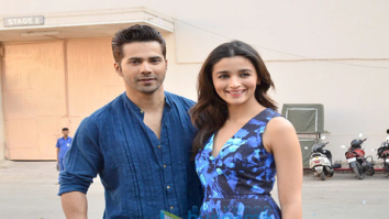 Varun Dhawan & Alia Bhatt snapped promoting their film ‘Badrinath Ki Dulhania’