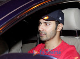 Varun Dhawan & Sidharth Malhotra visit Karan Johar’s house to meet his babies