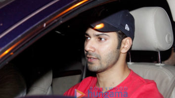 Varun Dhawan & Sidharth Malhotra visit Karan Johar’s house to meet his babies