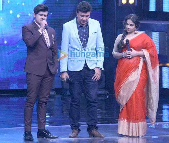 vidya balan promotes begum jaan on indian idol 4