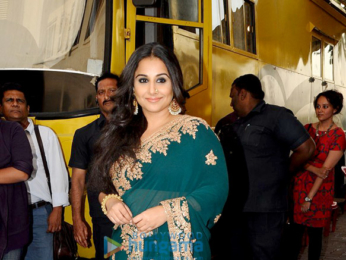 Vidya Balan snapped at 'Begum Jaan' promotions