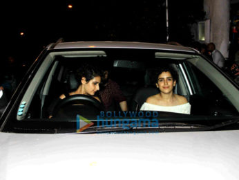 Aamir Khan, Kiran Rao, Fatima Sana Shaikh & Sanya Malhotra snapped post dinner at Olive