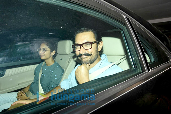 aamir khan and kiran rao snapped post visiting karan johar house to see the babies 1