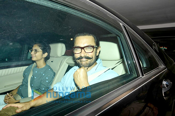 aamir khan and kiran rao snapped post visiting karan johar house to see the babies 2