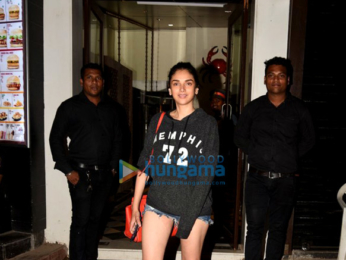 Aditi Rao Hydari snapped post dinner with friends