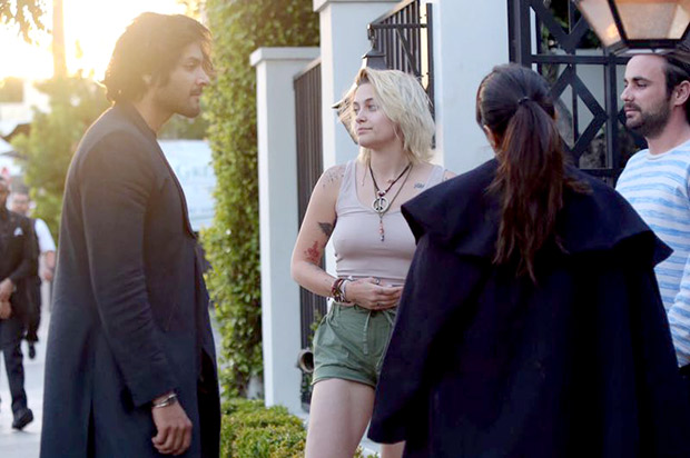 Ali Fazal and Richa Chadha meet Micheal Jackson's daughter and it has fueled rumours!