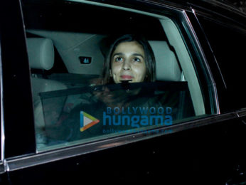 Alia Bhatt snapped at the screening of 'Fast And Furious 8', which was held at PVR Juhu