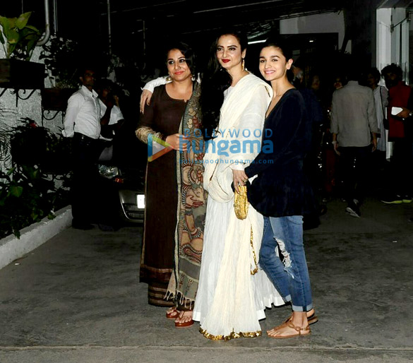 alia rekha and vidya grace the screening of begum jaan 2