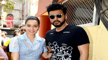 Arjun Kapoor & Shraddha Kapoor snapped at their film Half Girlfriend’s promotions