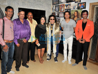 Bappi Lahiri, Shaan and others at the song recording session of the film 'Do Pal Pyar Ke'