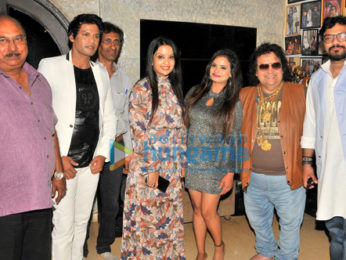 Bappi Lahiri, Shaan and others at the song recording session of the film 'Do Pal Pyar Ke'