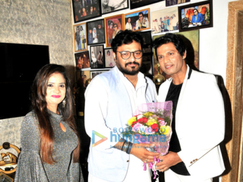 Bappi Lahiri, Shaan and others at the song recording session of the film 'Do Pal Pyar Ke'