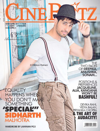 Sidharth Malhotra On The Cover Of CineBlitz