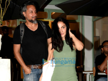 Elli Avram snapped post dinner at The Kitchen Garden