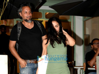 Elli Avram snapped post dinner at The Kitchen Garden