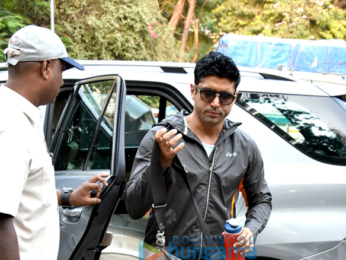 Farhan Akhtar and Amit Gaur snapped at Otters Club for Volleyball match