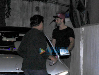 Hrithik Roshan snapped in Bandra