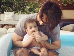 It’s father-daughter time for Shahid Kapoor as he spends some quality time with daughter Misha in a pool