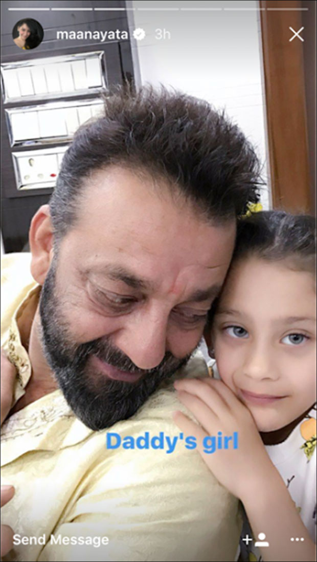 It’s family time for Sanjay Dutt on the sets of Bhoomi-2