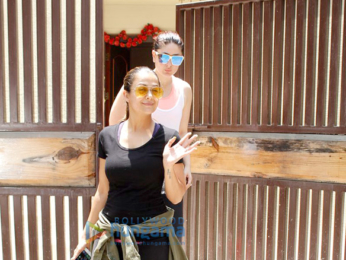 Kareena Kapoor Khan and Amrita Arora snapped post Yoga session in Bandra