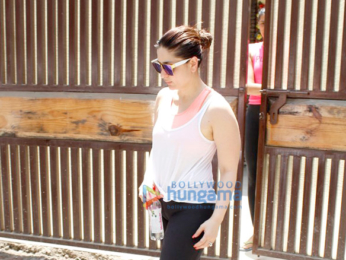 Kareena Kapoor Khan and Amrita Arora snapped post Yoga session in Bandra