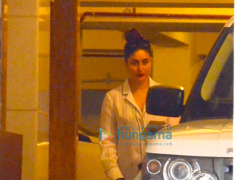 Kareena Kapoor Khan snapped below her home in Bandra