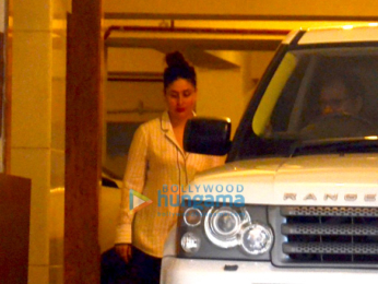 Kareena Kapoor Khan snapped below her home in Bandra