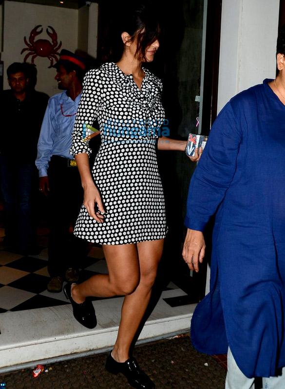 katrina kaif alvira khan agnihotri and atul agnihotri snapped post dinner at the bastian 4