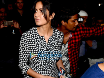 Katrina Kaif, Alvira Khan Agnihotri and Atul Agnihotri snapped post their dinner at the 'Bastian'